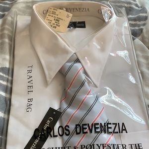 Dress Shirt & Polyester Tie